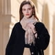 thumbnail image 5 of Bufanda para mujer, bufanda a cuadros, chal de invierno, bufanda de cachemira con borlas, bufandas grandes de gran tamaño, 5 of 5
