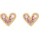 thumbnail image 4 of Durable and AttractiveSweet Copper Ear Post Stud Earrings Gold Color Heart Multicolour Rhinestone Women Earrings Party Jewelry Gifts 9mm x 8mm, 1Pair Kuyhfg Bienvenido a Kuyhfg, 4 of 4
