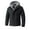 Black, variant on Brnmxoke Big and Tall Mens Winter Coat Fuffly Fleece Lined Puffer Jacket Windproof Insulated Padded Jackets Thickened Puffy Warm Down Windbreaker Parka with Hood Black,L