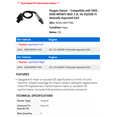 thumbnail image 2 of Oxygen Sensor - Compatible with 2006 - 2008 INFINITI M35 3.5L V6 VQ35DE FI Naturally Aspirated GAS 2007, 2 of 2