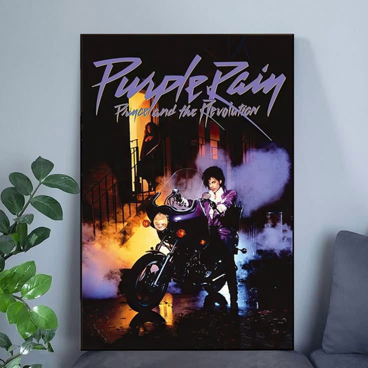 Purple Rain - Music Movie Poster (Regular Style - Prince) Poster