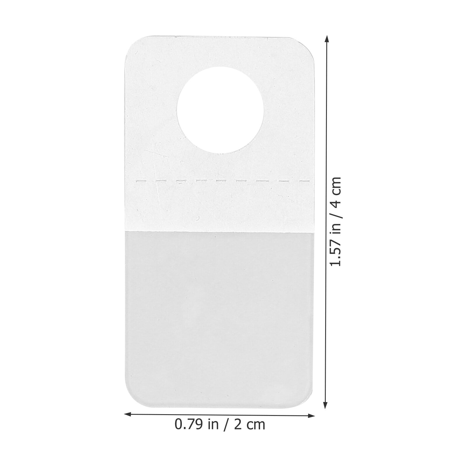 200pcs Hanging Sticker Hooks Self Adhesive Hooks Clear Display Hanging