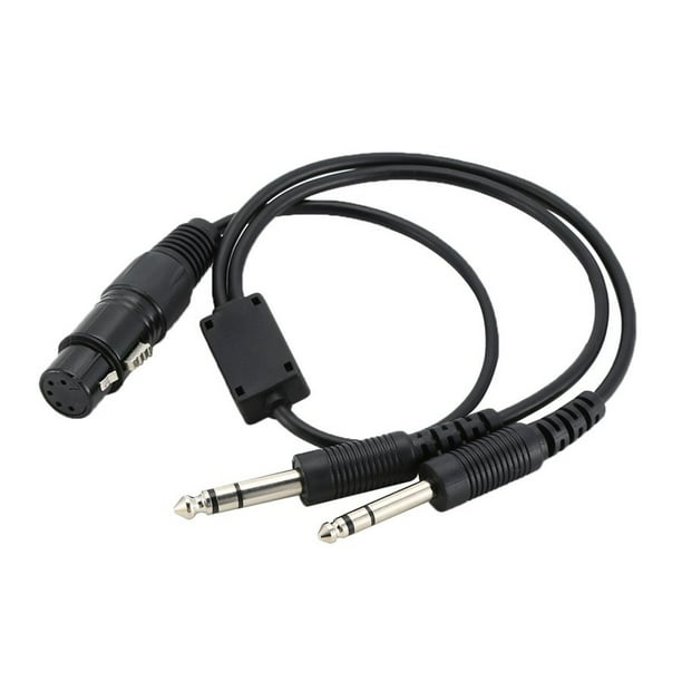 Helicopter To General Aviation Headset Adapter Cable 锛宎nd Headsets With U 174 Plug Walmart Com Walmart Com