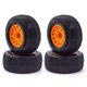 thumbnail image 2 of Neumlicos de Rueda RC RC NeumilarS RC Reemplazo de 4 piezas para 1/10 Camiones de Plato Corto 727 Slash K1 RC Car RC, 2 of 7