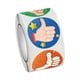 thumbnail image 1 of 5x 500 Piezas de Pegatinas Motivacionales DIY Thumbs Up Sticker Pegatinas de Mentalidad de Crecimiento Calcomanías Redondas Manualidades Lindo para 5 piezas, 1 of 8