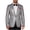 Silver, variant on Mens Metallic Blazer Slim Fit Lapel One Button Festival Tuxedo Jackets 70s Disco Party Prom Sport Coat With Pockets
