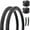 2 Tire + 2 Tube, variant on MOHEGIA 26 Inch Bike Tires: 26x2.125 inch (57-559mm) Folding Replacement Puncture-Resistant Beach Cruiser Bicycle Tires for Hybrid Road or Urban City Commuter Bike