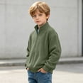 thumbnail image 2 of Hudaneo Kids Boys Fall Waffle Knit Full Zip Sweater Pullover Tops, 3-14 Years, 2 of 8