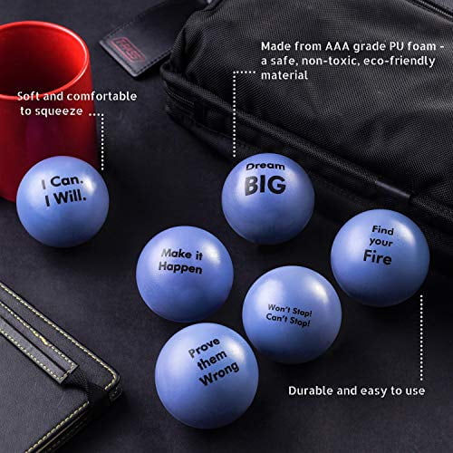 Lot De 6 Balles Anti-stress Fidget Toys - Lot De 6 Balles
