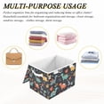 thumbnail image 6 of Yayeee Collapsible Cube Storage Bin with Lid Fabric Closet Decorative Basket with Handles, Cute Dinosaur, 6 of 7