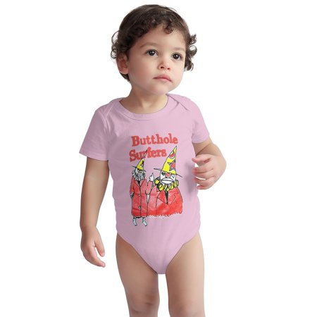 

Butthole-Surfers s Baby Onesie Toddler Baby Boys Girls Short-Sleeve Bodysuits Cotton Romper Pink 2 Years