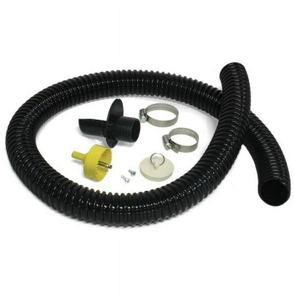 Algreen Products 81052 Rain Barrel Deluxe Diverter Kit - Black