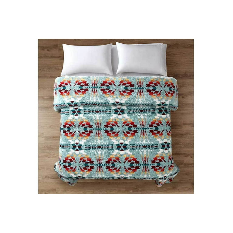 Pendleton Legend Lake Dark Blue Queen Blanket store