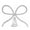 Silver-Bow, variant on Large Glitter Silver Bow Christmas Tree Topper,8 Inch Metal Tree Topper for Holiday Party Home Decor