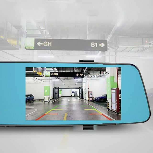 EGNMCR Vehicle Camera New 4.5-inch Rearview Mirror Dash Cam High-definition 1080P Front And Rear Lens Reverse Images, Intelligent Core For More Stability Dash cam