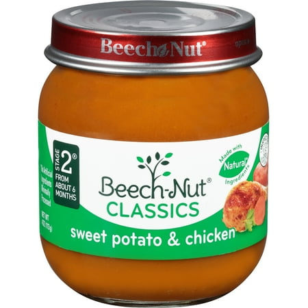 Beech Nut Classics Baby Food Stage Sweet Potato Chicken Beech Nut Classics Baby Food Stage Sweet Potato Chicken