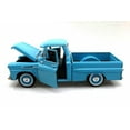 thumbnail image 3 of 1958 Chevy Apache Fleetside Pickup, Light Blue - Showcasts 71311BU - 1/24 Scale Diecast Car, 3 of 8
