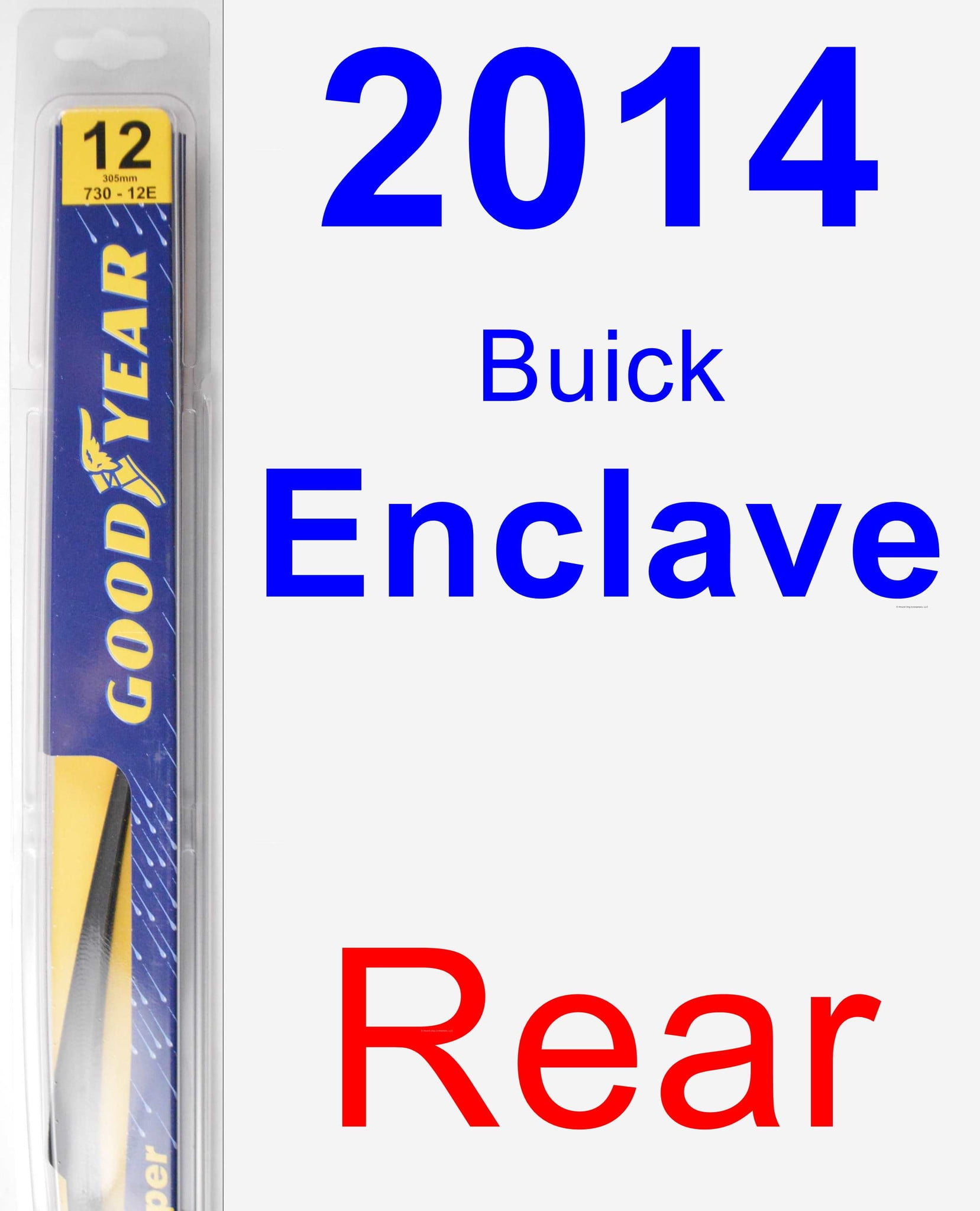 2014 Buick Enclave Rear Wiper Blade Rear Walmart