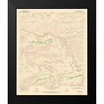 thumbnail image 2 of USGS 12x14 Black Modern Framed Museum Art Print Titled - Toms Canyon Texas Quad - USGS 1968, 2 of 5