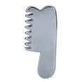 thumbnail image 3 of Beauty Comb,Comb Natural Energy Stone Massage Comb Gua Sha Comb Professional Grade, 3 of 8