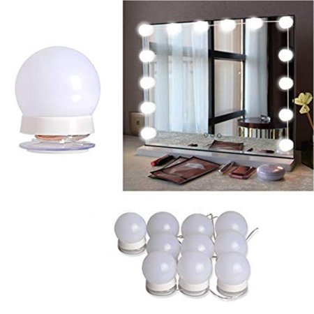 Upgrade LED Vanity Mirror Lights Kit with 10 Dimmable ...