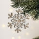 thumbnail image 5 of Xihbxyly Colgante de Copo de Nieve Navideño, Decoración de Madera Artesanal, Material Ecológico, Resistente y Duradero, Ideal para Árboles de Navidad, Chimeneas y Decoración Del Hogar. Tamaño: 10 X 1, 5 of 6