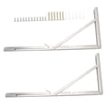 thumbnail image 3 of QUMIIRITY 2 Pcs Supports d'Étagère Flottants Robustes pour Application Murale Polyvalente Acier Inoxydable, 3 of 7