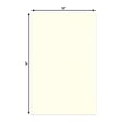 thumbnail image 2 of Cream Linen 12x19 Uncut Art Mat Board - No Opening - 25 Mats, 2 of 7