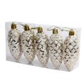 thumbnail image 4 of ievspot 5Pcs Christmas Plastic Pine Cone Ornament Colorful Shiny Glitter Christmas Tree Hanging Decoration DIY Accessories Home New Year Party Decoration, 4 of 8
