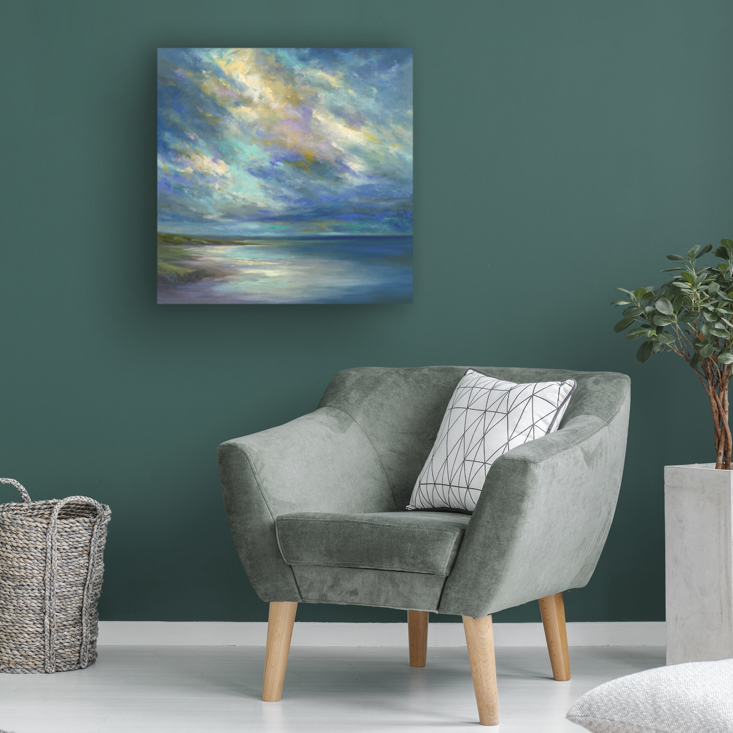 Sheila Finch 'Drifting Winds' Canvas Art