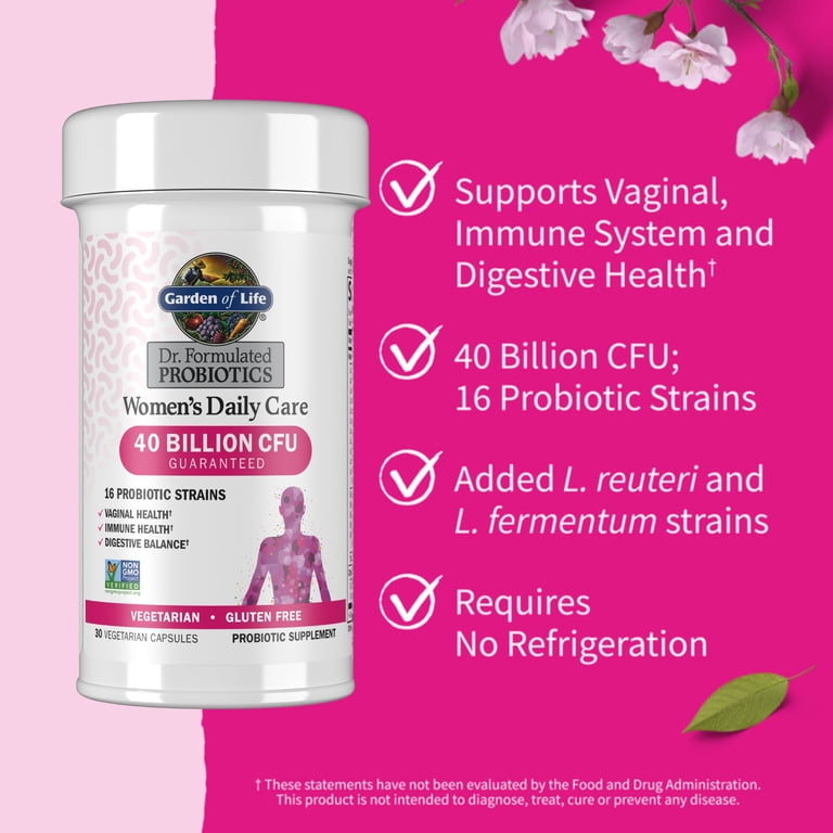 Garden of Life Dr. Formulated Women's Probiotics, 30 Ct photo 3