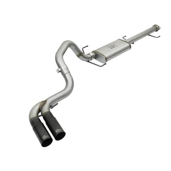 aFe Rebel Series 3in Stainless Steel Cat-Back Exhaust System w/Black Tips 07-14 Toyota FJ Cruiser
