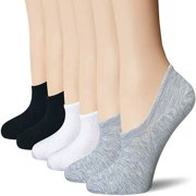 QIYAA No Show 6-Pack Socks Women Men Running Socks Low Cut Breathable Cotton Boat Sock Non-slip Slipper Sock