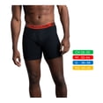 thumbnail image 3 of Bóxer Ajustado Fruit of the Loom para Hombre, Elástico Rojo Multicolor 3 Piezas Talla CH, 3 of 4