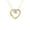 10K Yellow Gold, variant on FINE JEWELRY 925 Sterling Silver Round-shape Lab Grown Diamond Heart Pendant Necklace (1/3 cttw, D-F Color, VS1 Clarity) 18"