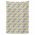 thumbnail image 2 of Transportation Tablecloth, Colorful Repetitive Waste Vehicles Pattern in Various Shapes and Colors, Rectangle Satin Table Cover Accent for Dining Room and Kitchen, 60" X 90", Multicolor, by Ambesonne, 2 of 2