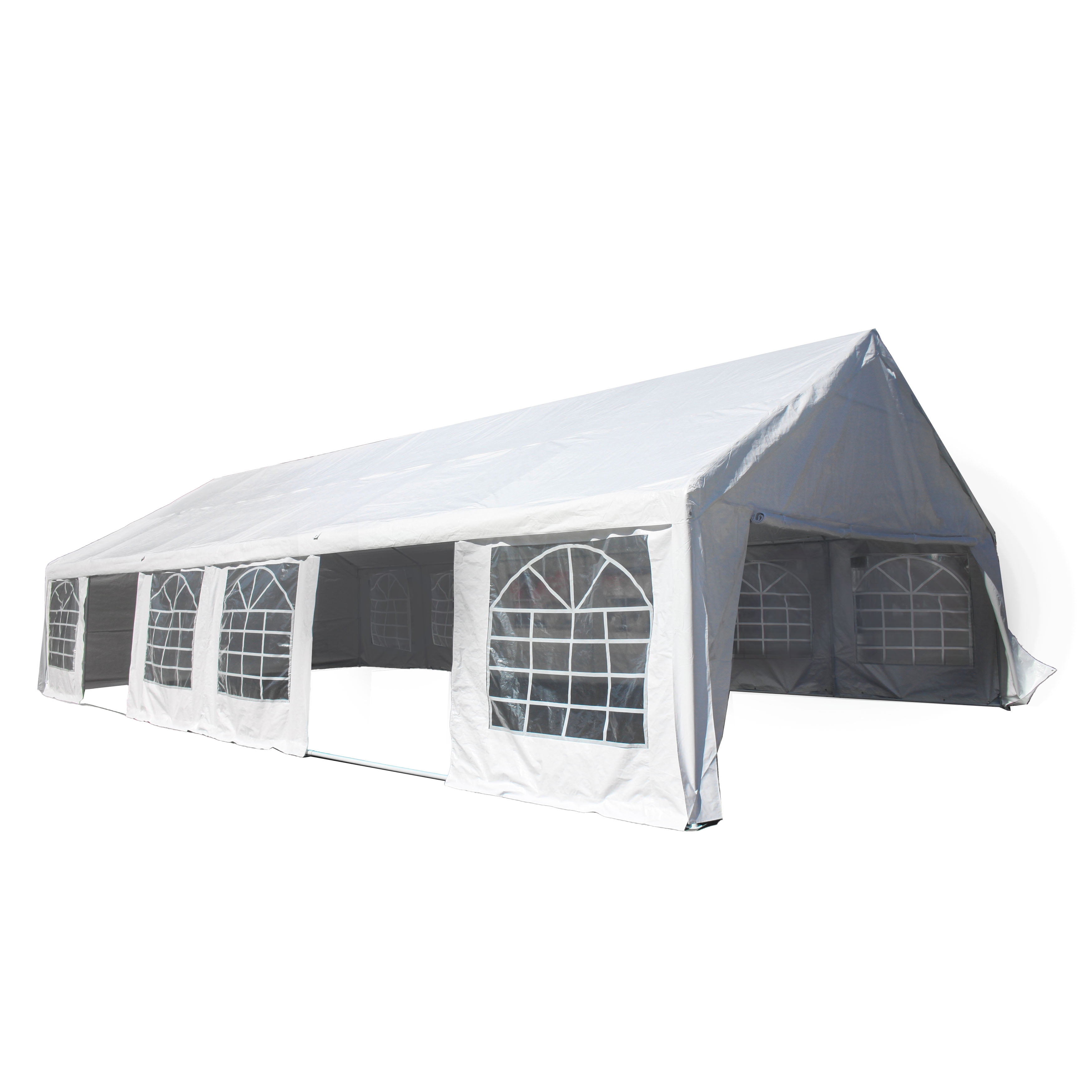20x40 Heavy Duty Party Tent Beige with windows 