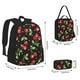 thumbnail image 2 of Easygdp Sweet Red Cherry Mochila para Niños y Niñas con Set de Caja de Almuerzo y Estuche para Lápices 3 en 1, Mochila Escolar Estampada para Adolescentes, 2 of 7