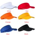 thumbnail image 2 of HOT! Man Cotton Cap Adjustable For Running Tennis Golf Hot Sale Unisex Empty Top Visor Cap Women Sunscreen Hats 1pc He Qiyong unisex, 2 of 2