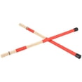 thumbnail image 1 of Drum Set Beam Sticks, Maple Rubber Stable Durable Percussion Accessories Drum Sticks  Ductility  For Beginners For Childern Red, 1 of 8