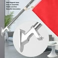 thumbnail image 3 of Support de Drapeau Robuste, Support de Mât de Drapeau Alliage d'Aluminium Double Trou Épaississant Résistant Support de Drapeau pour Support de Drapeau Extérieur, 3 of 8