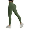 thumbnail image 4 of oqasdz Leggings for Women High Waist Tummy Control Tights Quick Drying Running Sports Yoga Pants L, 4 of 5
