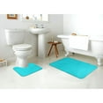 thumbnail image 4 of Yiaed Aqua Print Bathroom Mat Set 2 Pieces Mat Anti-Skid Pad Ultra Soft and Absorbent Bathroom Bath Mat Contour Bath Rugs for Toilet Base, 4 of 6