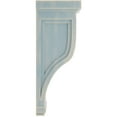 thumbnail image 3 of Ekena Millwork 7 1/2"W x 8"D x 17"H Traditional Recessed Wood Vintage Decor Corbel, Driftwood Blue, 3 of 6
