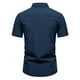 thumbnail image 4 of pstuiky Camisas de vestir de manga corta para hombre, Blusa informal de encaje con botones y manga corta para hombre ropa de hombre xxl, 4 of 6