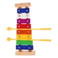 thumbnail image 2 of 1 Set Wooden Xylophone with Eight Notes Musical Instrument Toy for Early Cognitive Development Children Xylophone Toy, 2 of 9