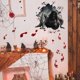 thumbnail image 3 of Calcomanías de Halloween para tapa de inodoro, pegatinas de pared horribles en 3D, decoración para el hogar, baño, criaturas oscuras que gritan y sangran, póster decorativo para fiesta punk, 3 of 4