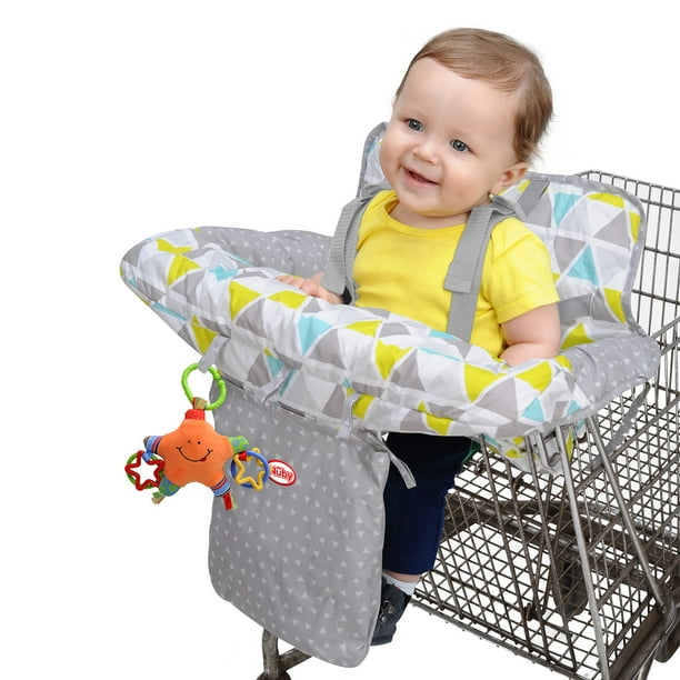 Nuby Shopping Cart Cover Geometric Triangle Walmart Com Walmart Com