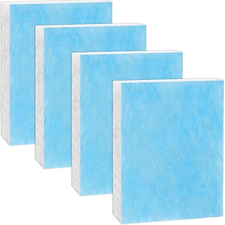 4Pack Blue HFT600 Humidifier Filters T Compatible with Honeywell Humidifier HEV615 and HEV620, Compare to Part HFT600T HFT600PDQ, Upgraded HFT600PF1 Replacement Wicking Filter T