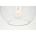 thumbnail image 5 of Baxter 1 Light Brass Flush Mount With Clear Glass, 5 of 7